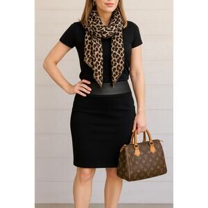 Theory Rokita Black Wool Blend Pencil Skirt Women’s 4 Career